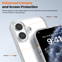 Thumbnail for iPhone 17 Clear Shockproof Case Cover