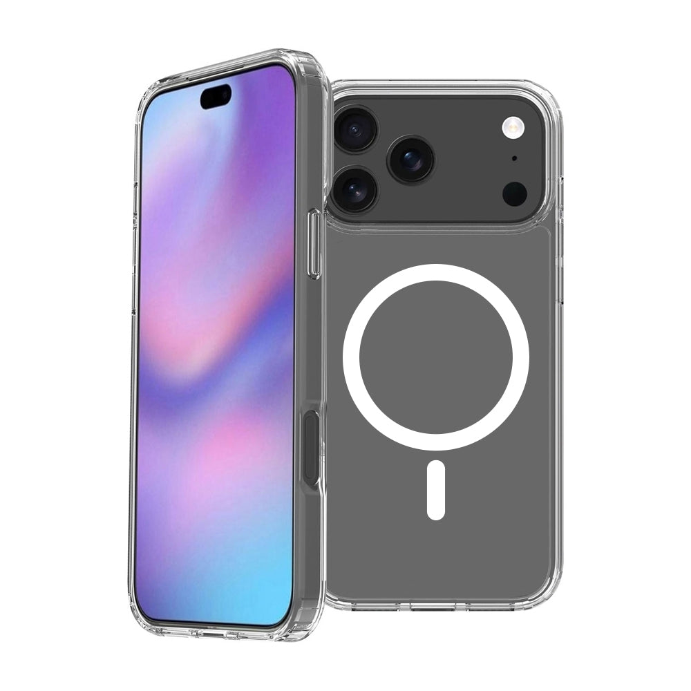 iPhone 17 Pro Clear Shockproof MagSafe Case Cover - Clear