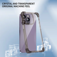 Thumbnail for Anti-Shock Space Protective Clear Case Cover for iPhone 14 Pro Max-Clear - Black