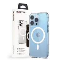 Thumbnail for Clear Hybrid Case Cover with Magnetic Ring for iPhone 14 Plus