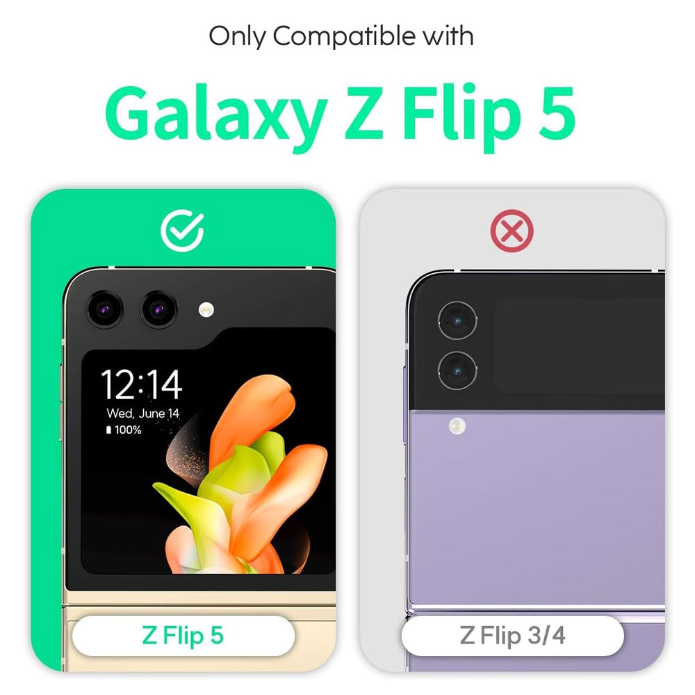 Samsung Galaxy Z Flip5 Leather Wallet Flip Case Cover