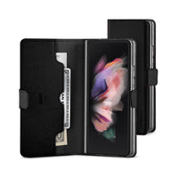 Thumbnail for Samsung Galaxy Z Fold4 Leather Wallet Flip Case Cover