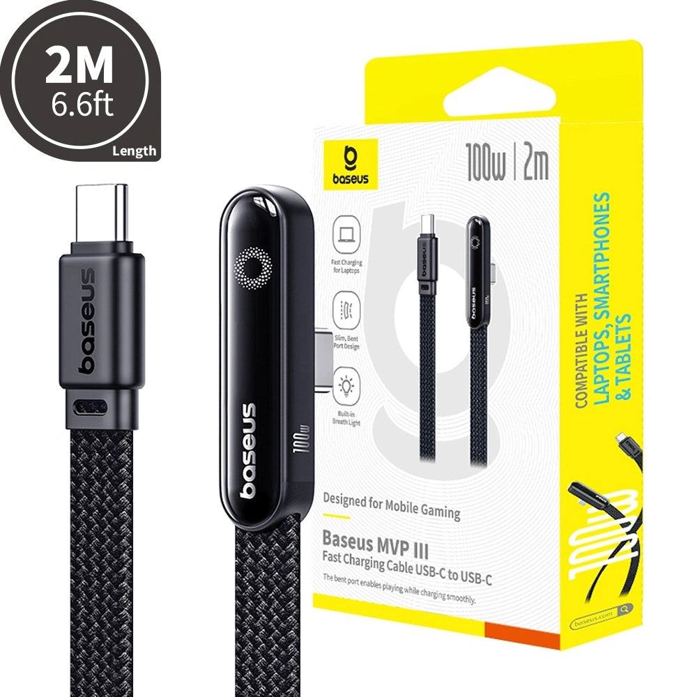 MVP 3 Fast Charging Cable USB-C to USB-C 100W 2M for 15 / 16 / 17 Series