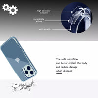 Thumbnail for High Quality Acrylic + TPU Hybrid Transparent Case Cover for iPhone 14 Plus