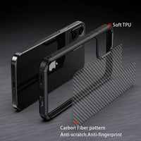 Thumbnail for Carbon Fiber Hard Shield Case Cover for iPhone 12 mini