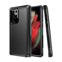 Thumbnail for Samsung Galaxy S22 Ultra Heavy-Duty Armor Case Cover - Black