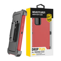 Thumbnail for Samsung Galaxy A52 Heavy-Duty Armor Case Cover - Black