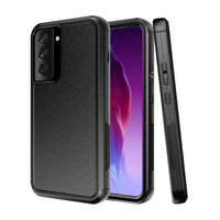 Thumbnail for Samsung Galaxy S22 Heavy-Duty Armor Case Cover - Black