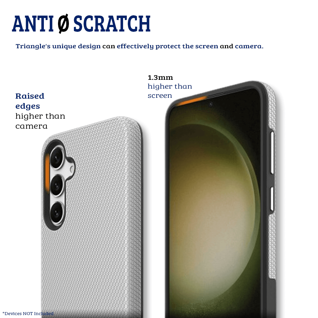 Samsung Galaxy S24 Plus Compatible Case Cover With Shockproof Rugged Design - Silver