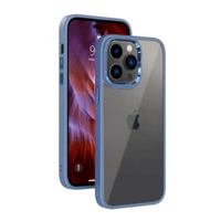 Thumbnail for iPhone 14 Plus Compatible Case Cover With Shockproof Metal Camera Lens And Protection - Blue