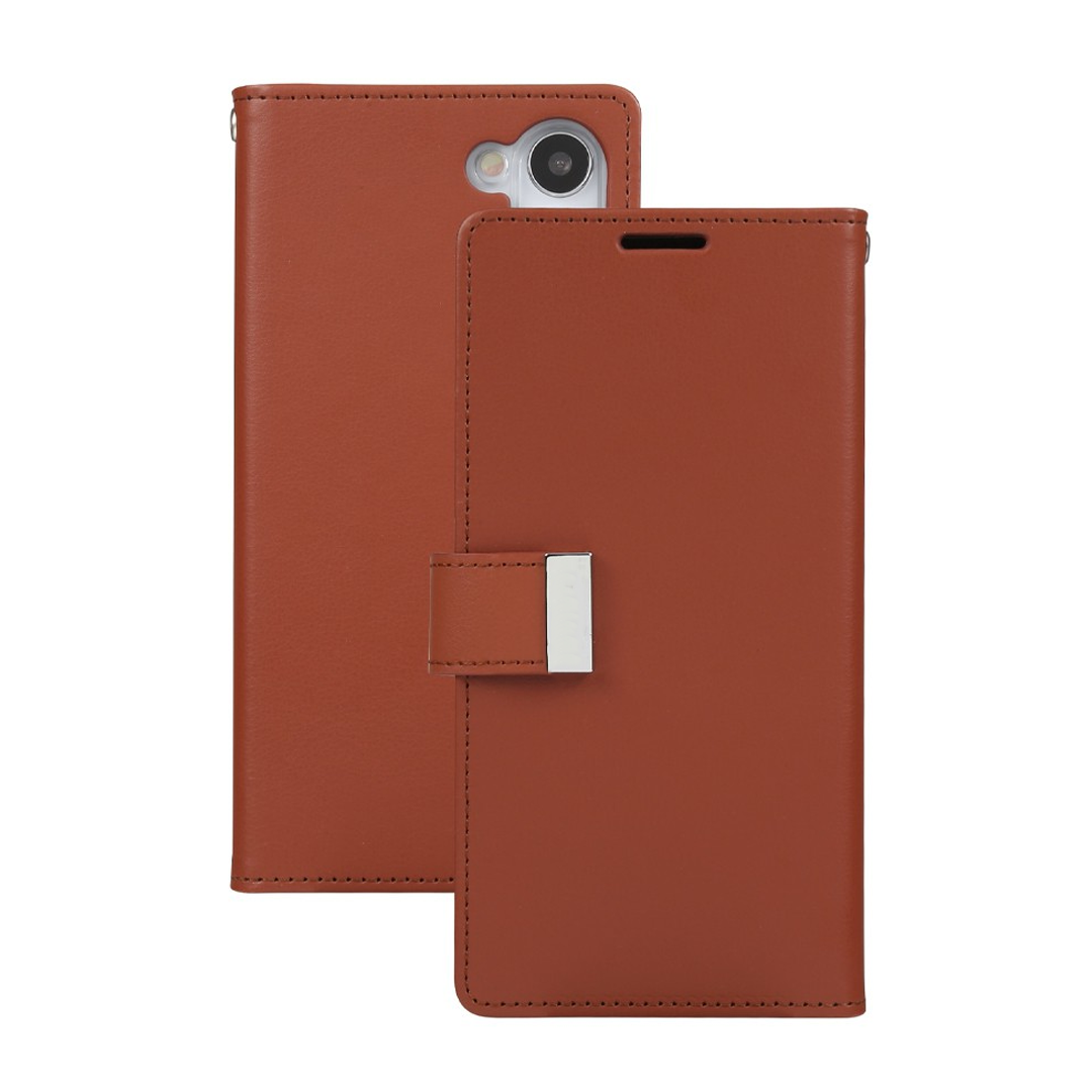 Samsung Galaxy S24 Plus Compatible Case Cover With Premium Rich Diary - Brown