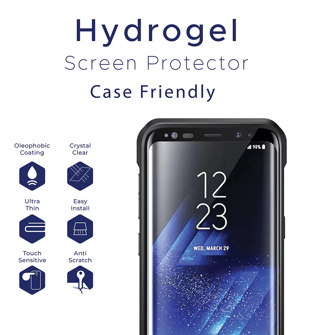 Full Coverage Ultra HD Premium Hydrogel Screen Protector Fit For Motorola Moto G8 Power