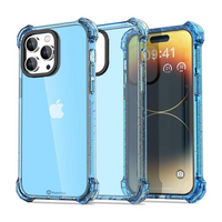 Thumbnail for iPhone 15 Plus Shockproof Case Cover - Drop-Resistant, Premium Quality, Comfortable Grip, Long-Lasting, Lightweight - Clear Blue