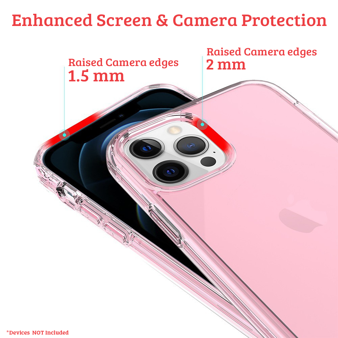 iPhone 12 Pro Compatible Case Cover With Ultimate Shockproof - Transparent