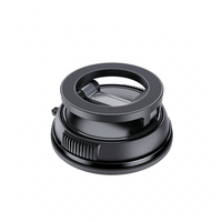 Thumbnail for Foldable Magnetic Car Phone Mount Black — Suction Cup Holder, MagSafe Compatible, Compact Travel | Australian Stock