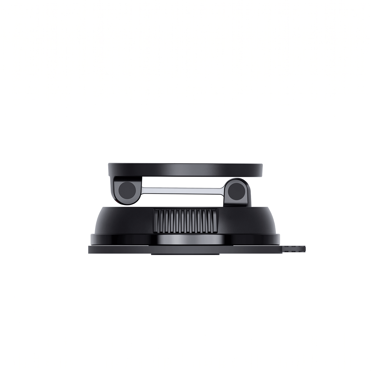 Foldable Magnetic Car Phone Mount Black — Suction Cup Holder, MagSafe Compatible, Compact Travel | Australian Stock