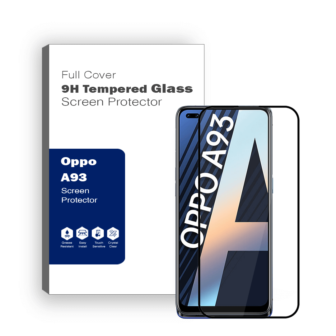 Fit For Oppo A93 Premium 3D Full Coverage Tempered Glass Screen Protector