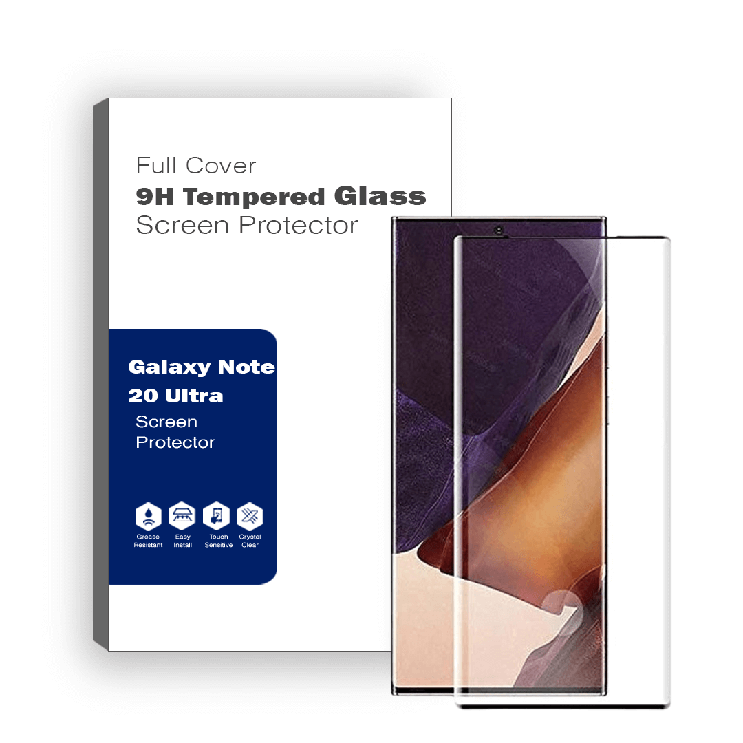 Full Glue Curved Tempered Glass Screen Protector Fit For Samsung Galaxy Note 20 Ultra