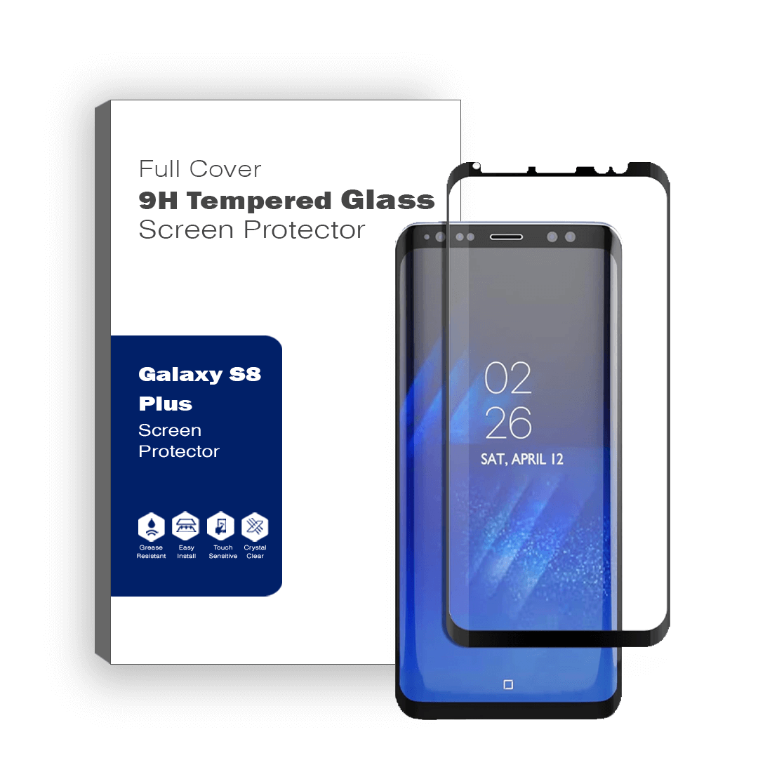 Ultra Premium 3D Curved Full Coverage Tempered Glass Screen Protector For Samsung Galaxy S8 Plus