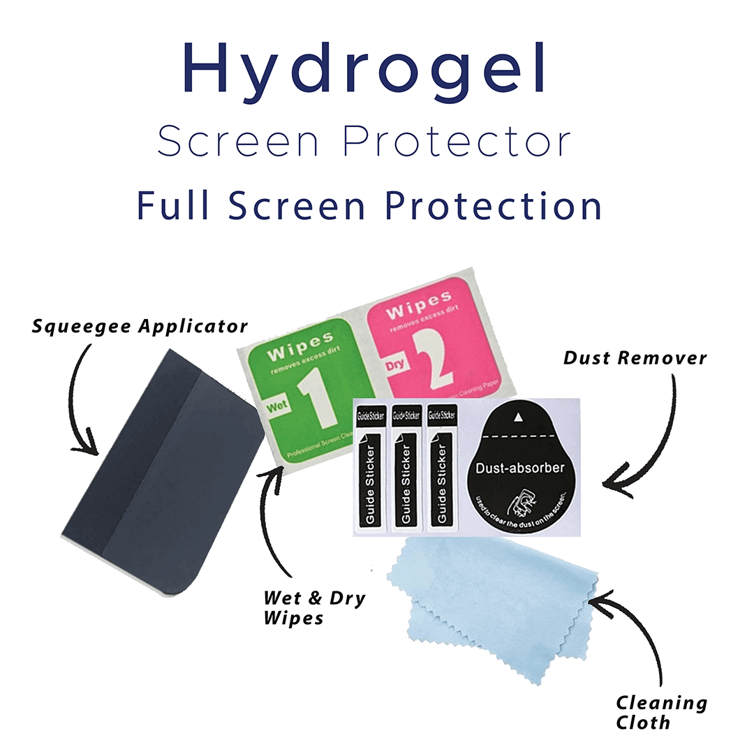 Samsung Galaxy S9 Compatible Premium Hydrogel Screen Protector With Full Coverage Ultra HD