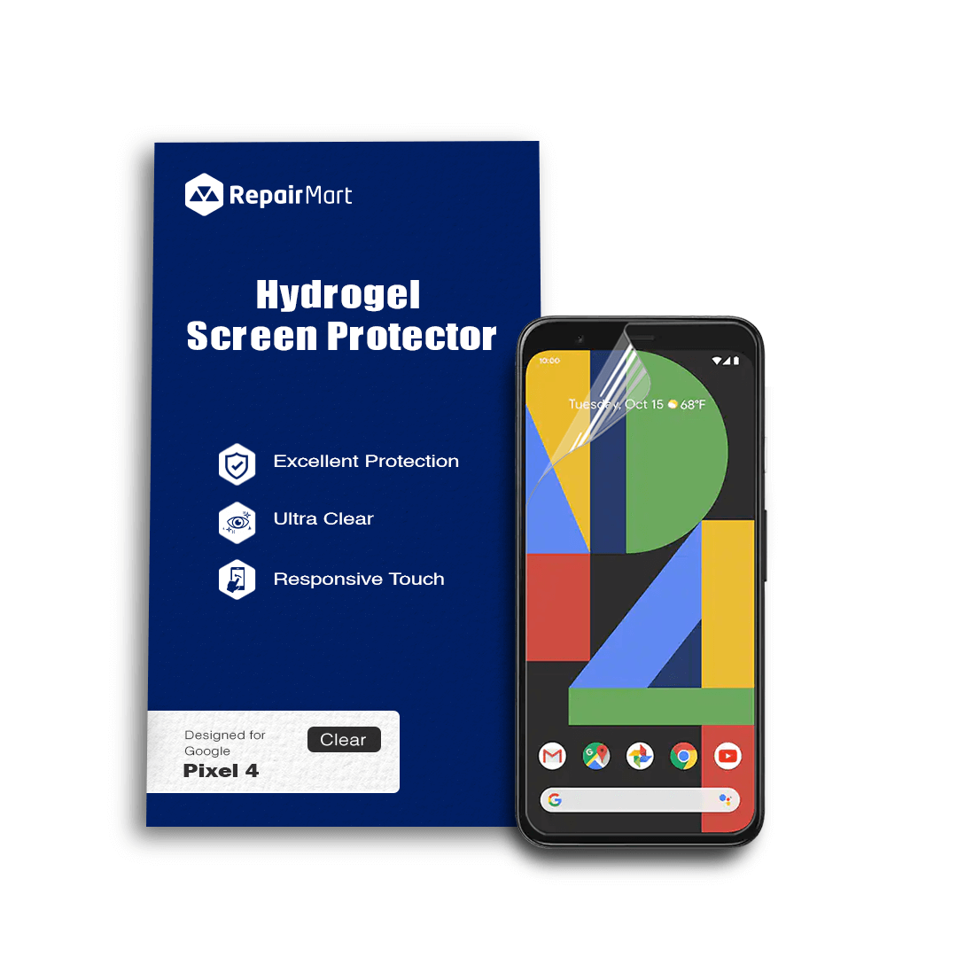 Google Pixel 4 Compatible Premium Hydrogel Screen Protector With Full Coverage Ultra HD