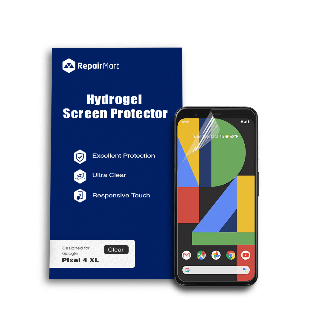 Google Pixel 4 XL Compatible Premium Hydrogel Screen Protector With Full Coverage Ultra HD