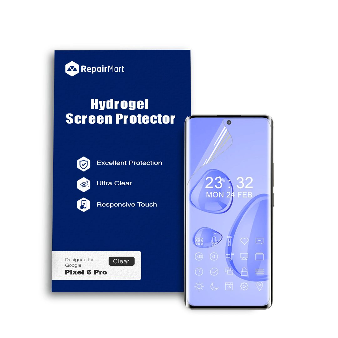 Google Pixel 6 Pro Compatible Premium Hydrogel Screen Protector With Full Coverage Ultra HD