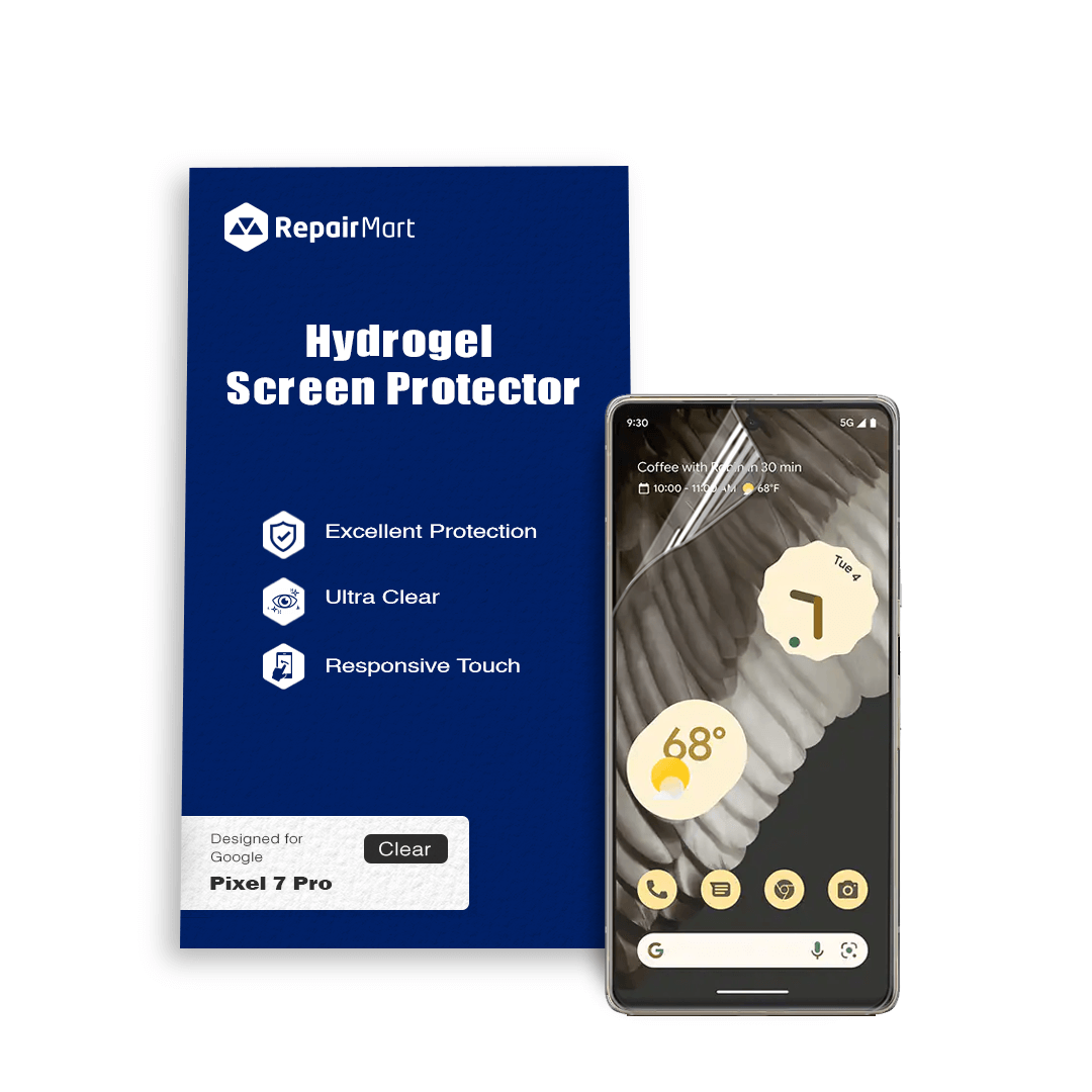 Google Pixel 7 Pro Compatible Premium Hydrogel Screen Protector With Full Coverage Ultra HD
