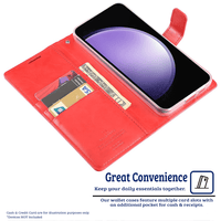 Thumbnail for Samsung Galaxy S24 Ultra Compatible Case Cover With Blue Moon Diary - Hot Pink