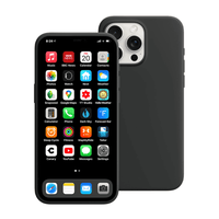 Thumbnail for iPhone 15 Compatible Case Cover Made With Liquid Silicone - Black