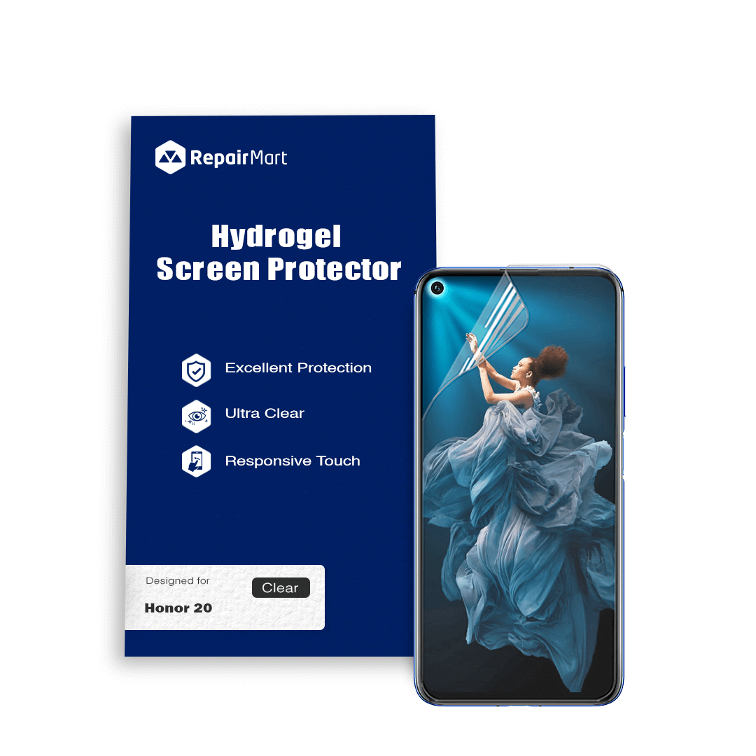 Honor 20 Compatible Premium Hydrogel Screen Protector With Full Coverage Ultra HD