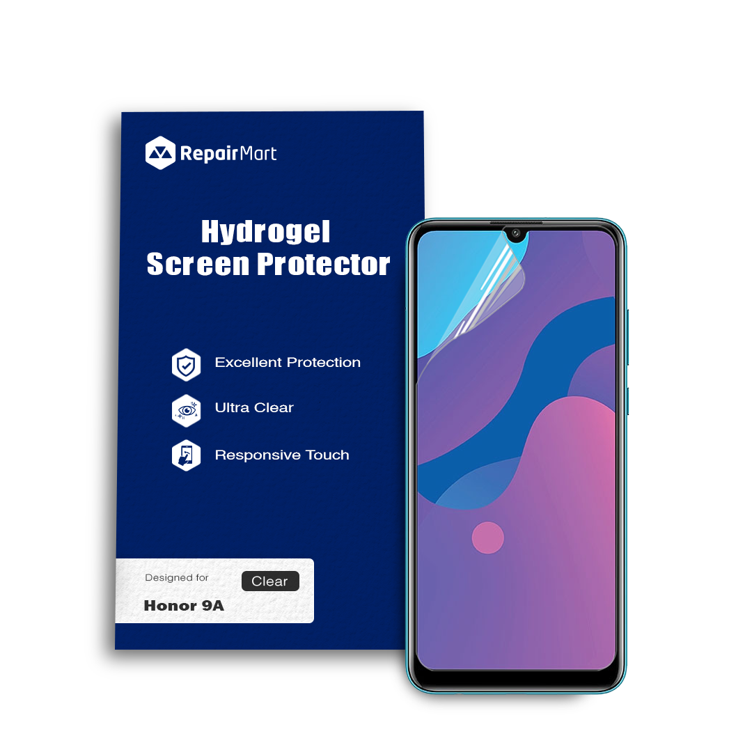 Honor 9A Compatible Premium Hydrogel Screen Protector With Full Coverage Ultra HD
