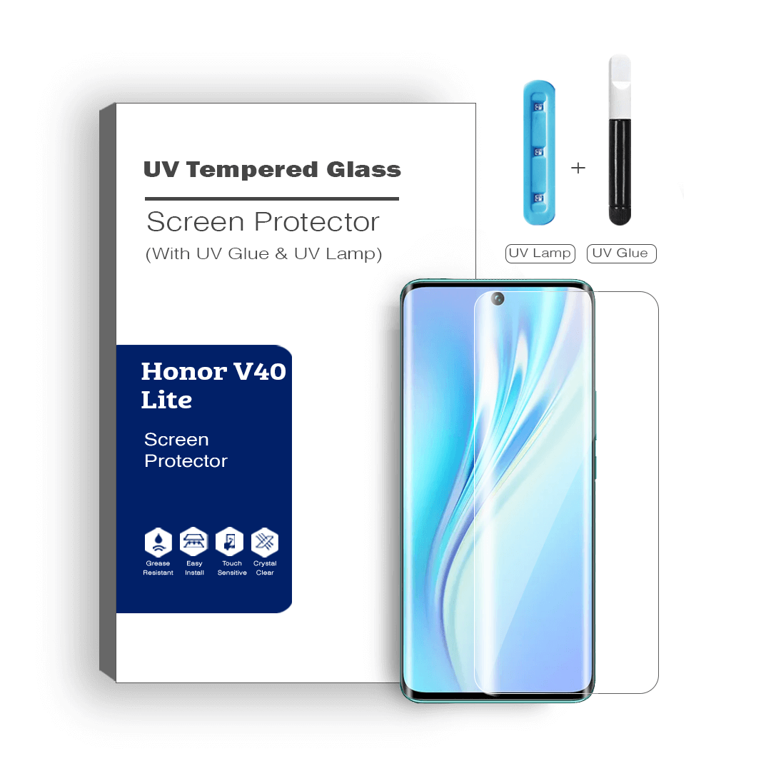 Advanced UV Liquid Tempered Glass Screen Protector Fit for Honor V40 Lite