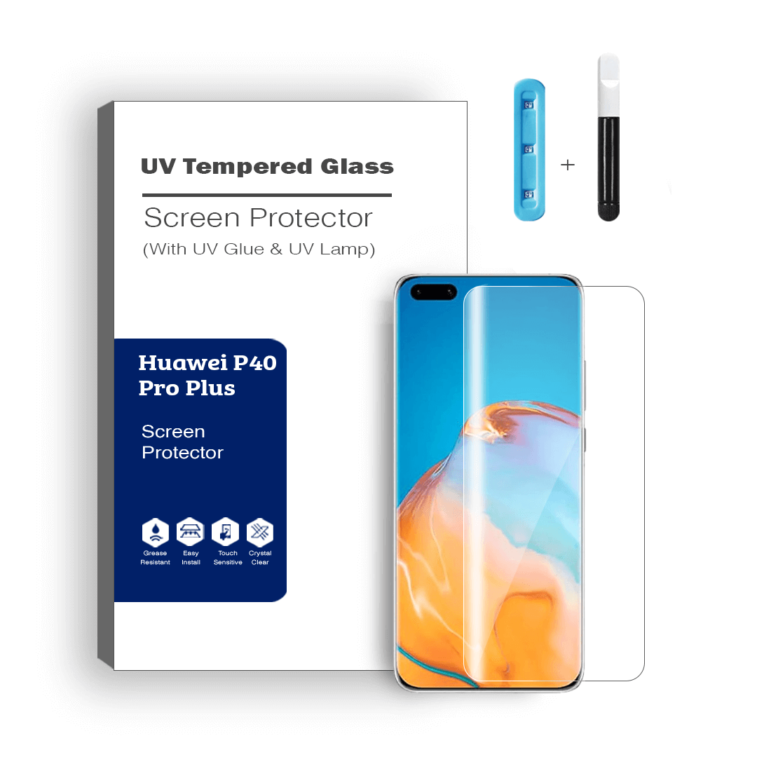 Advanced UV Liquid Glue 9H Tempered Glass Screen Protector for Huawei P40 Pro Plus - Ultimate Guard, Screen Armor, Bubble-Free Installation