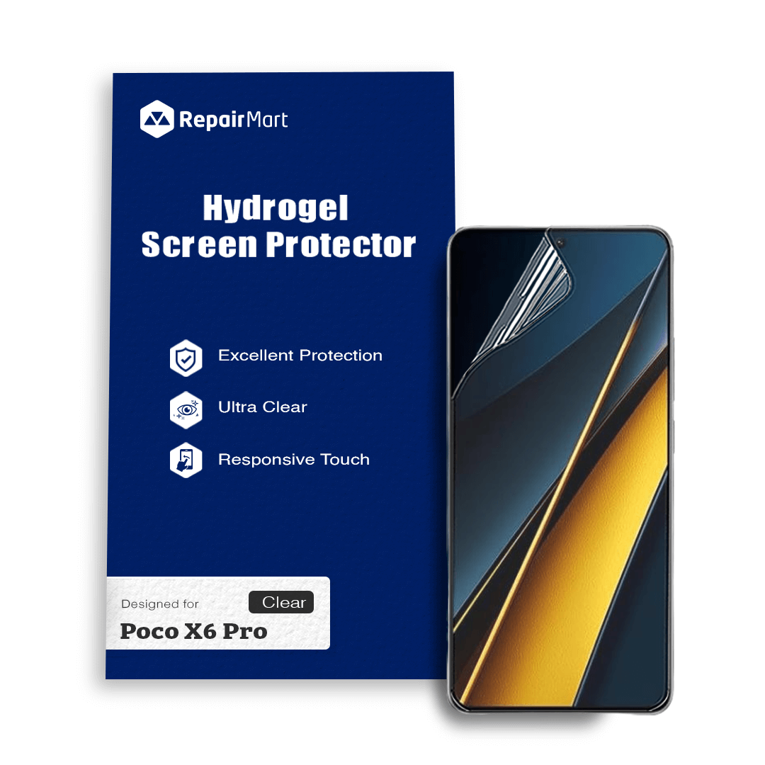 Full Coverage Ultra HD Premium Hydrogel Screen Protector Fit For Xiaomi Poco X6 Pro