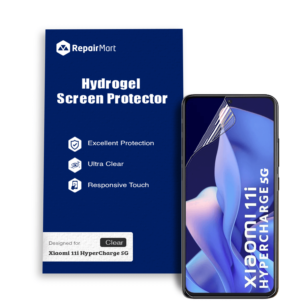 Xiaomi 11i HyperCharge 5G Compatible Premium Hydrogel Screen Protector With Full Coverage Ultra HD