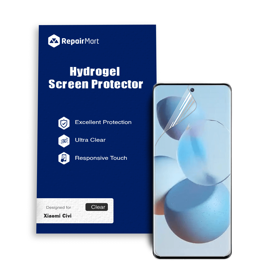 Xiaomi Civi Compatible Premium Hydrogel Screen Protector With Full Coverage Ultra HD