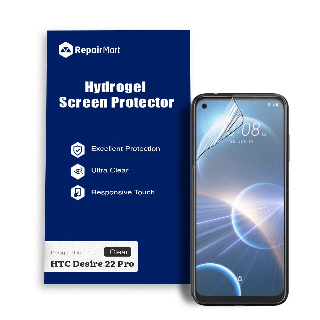 Full Coverage Ultra HD Premium Hydrogel Screen Protector Fit For HTC Desire 22 Pro