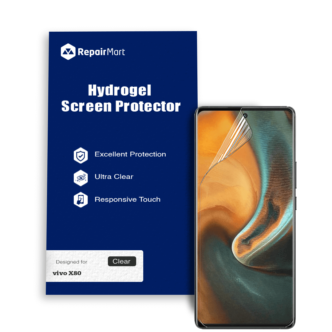 Vivo X80 Pro Compatible Premium Hydrogel Screen Protector With Full Coverage Ultra HD