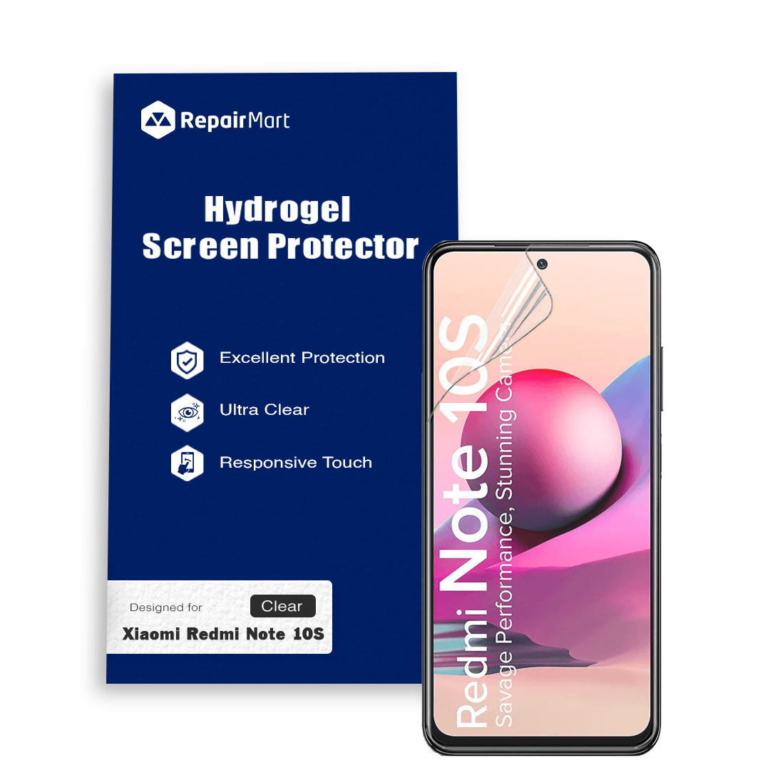 Full Coverage Ultra HD Premium Hydrogel Screen Protector Fit For Xiaomi Redmi Note 10S