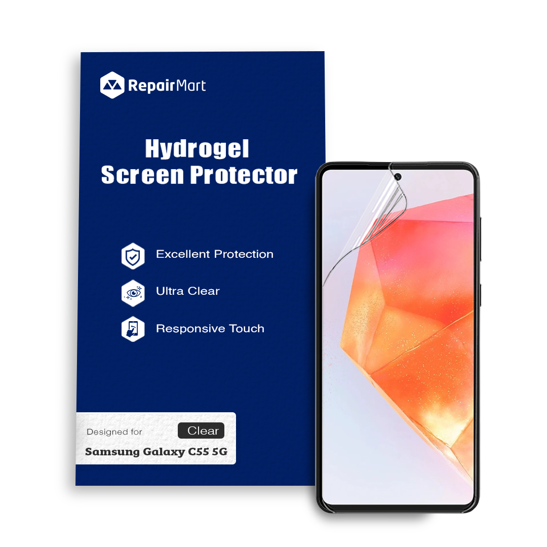 Samsung Galaxy C55 5G Compatible Premium Hydrogel Screen Protector With Full Coverage Ultra HD