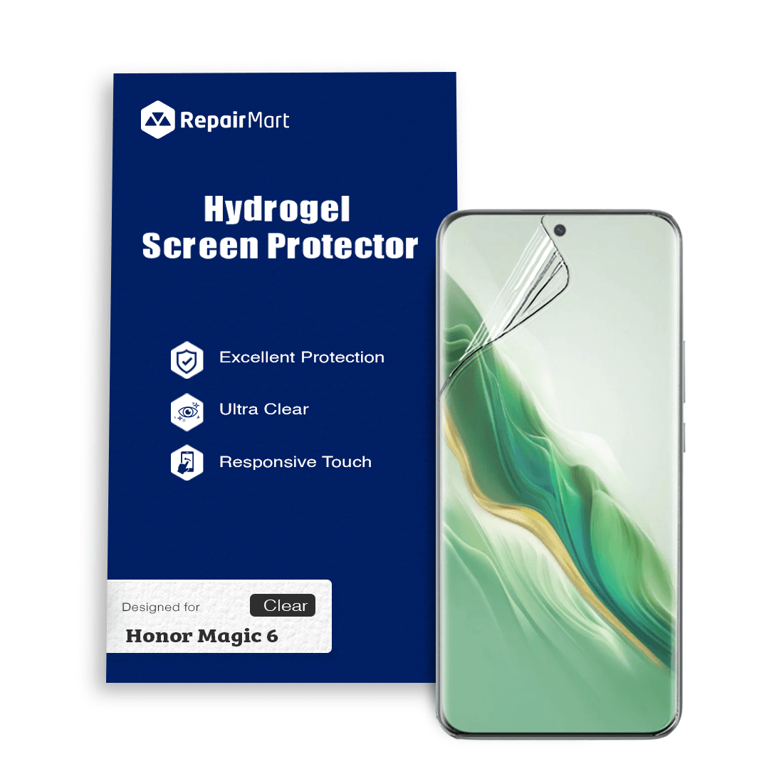 Honor Magic 6 Compatible Premium Hydrogel Screen Protector With Full Coverage Ultra HD