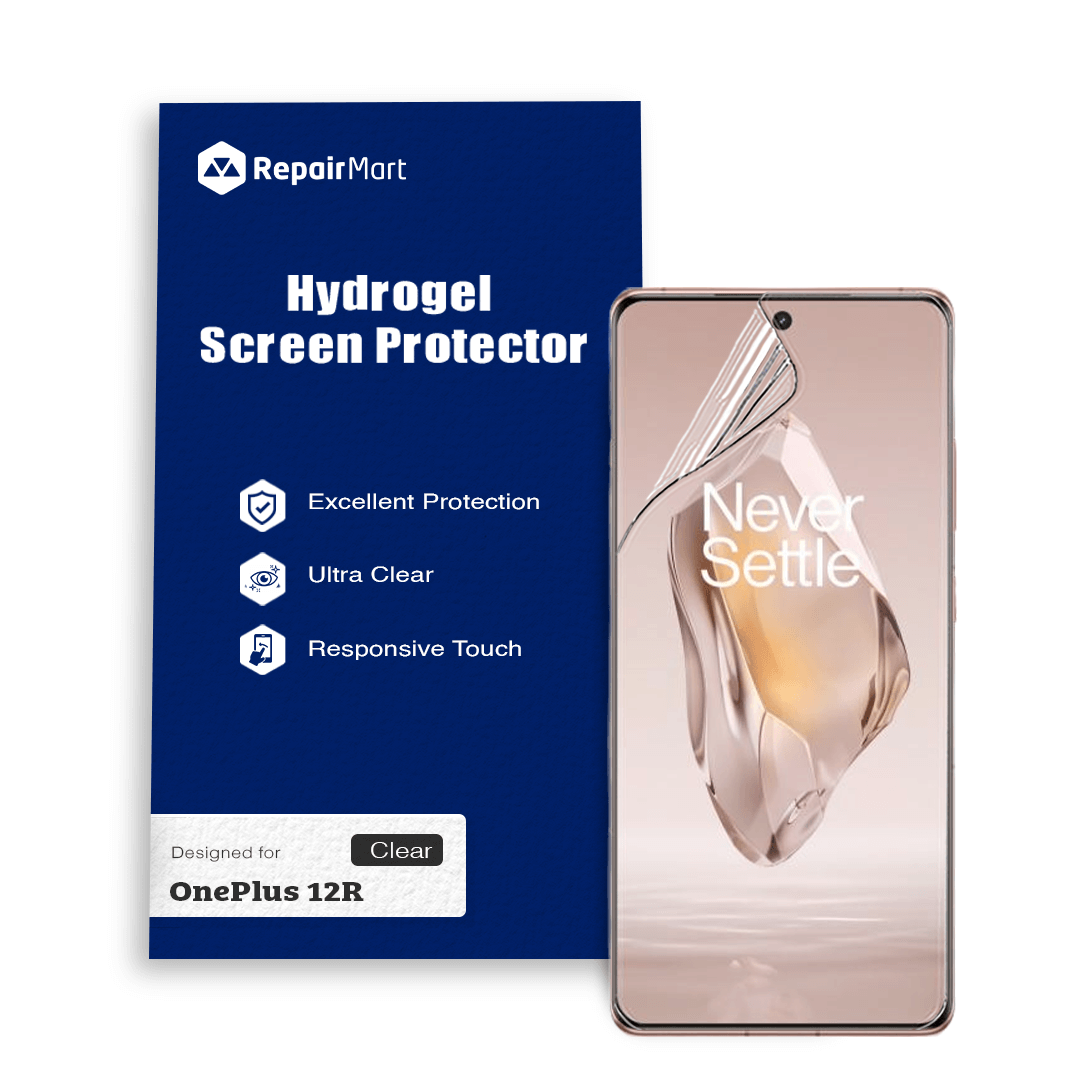 OnePlus 12R Compatible Premium Hydrogel Screen Protector With Full Coverage Ultra HD