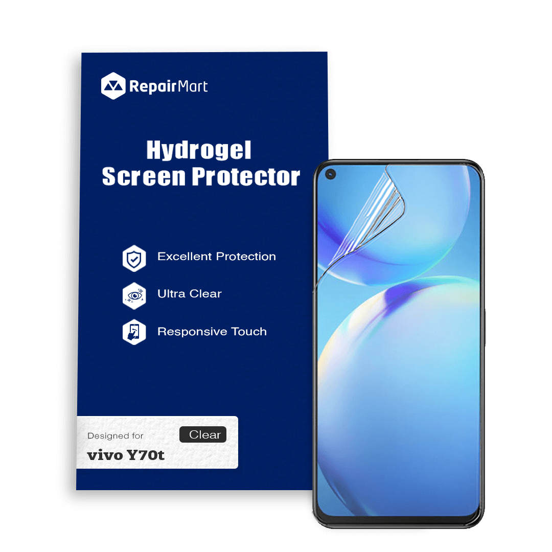 Vivo Y70t Compatible Premium Hydrogel Screen Protector With Full Coverage Ultra HD