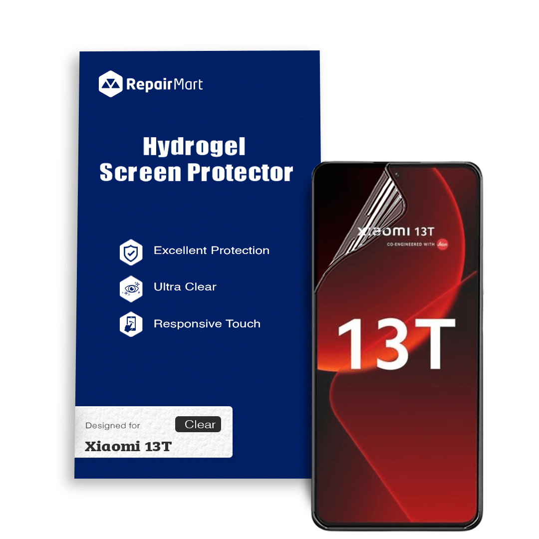 Xiaomi 13T Compatible Premium Hydrogel Screen Protector With Full Coverage Ultra HD