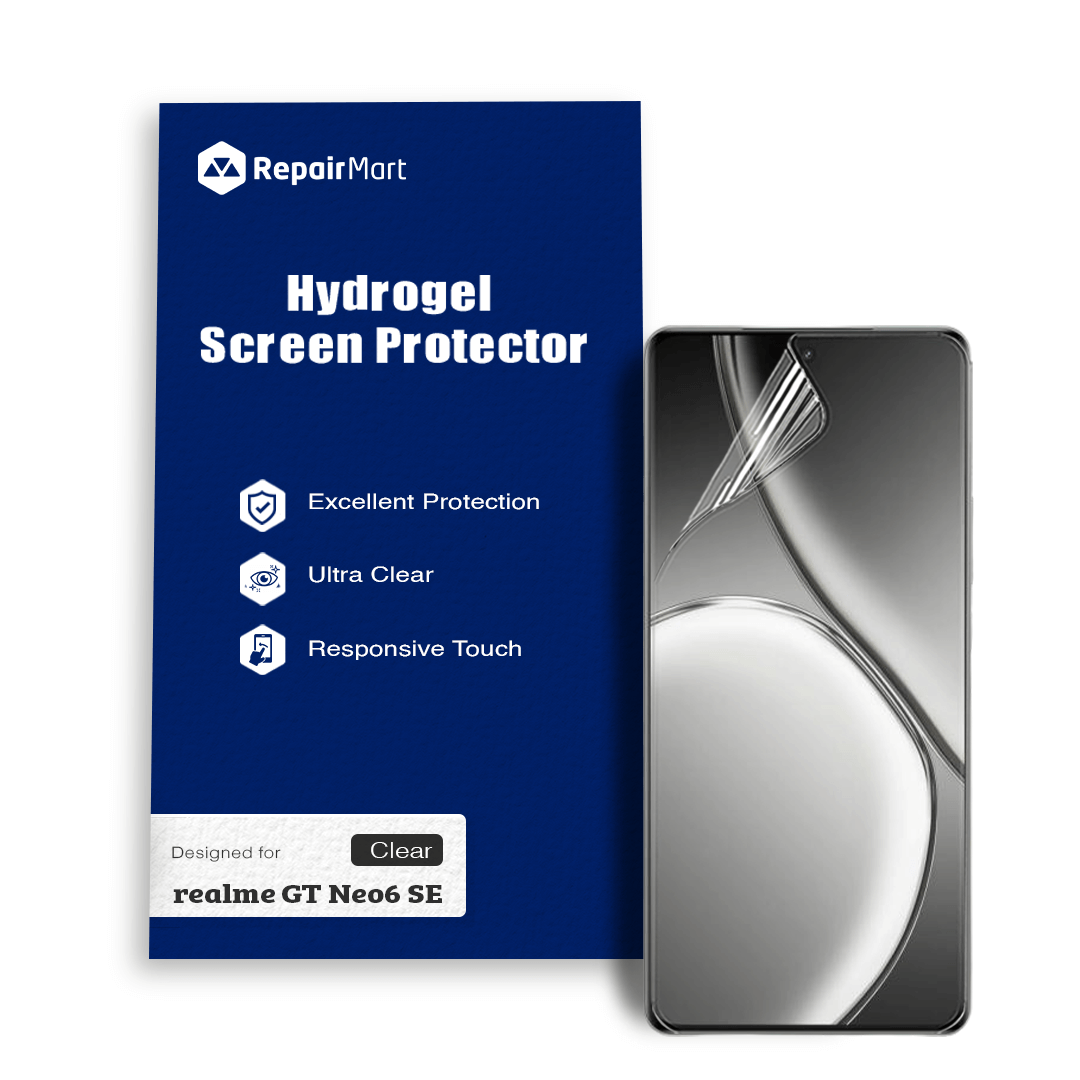 Realme GT Neo6 SE Compatible Premium Hydrogel Screen Protector With Full Coverage Ultra HD