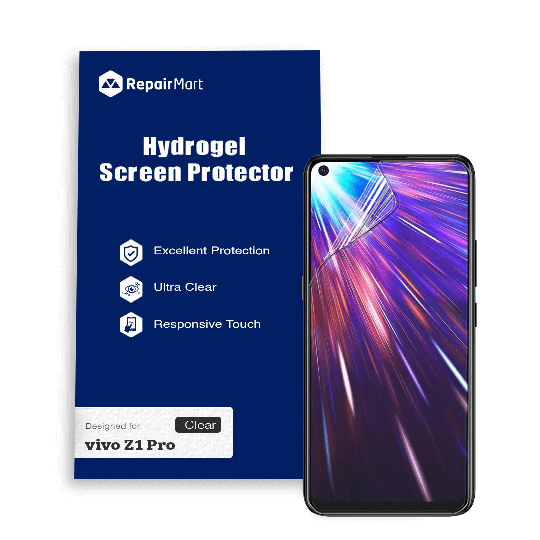 Vivo Z1 Pro Compatible Premium Hydrogel Screen Protector With Full Coverage Ultra HD