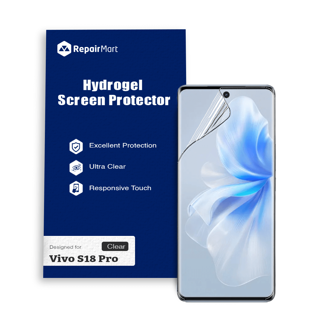 Vivo S18 Pro Compatible Premium Hydrogel Screen Protector With Full Coverage Ultra HD