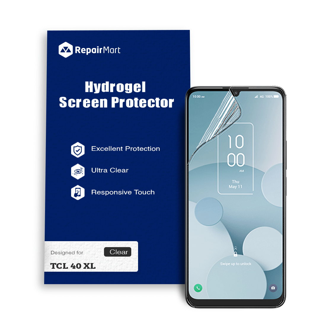 TCL 40 XL Compatible Premium Hydrogel Screen Protector With Full Coverage Ultra HD
