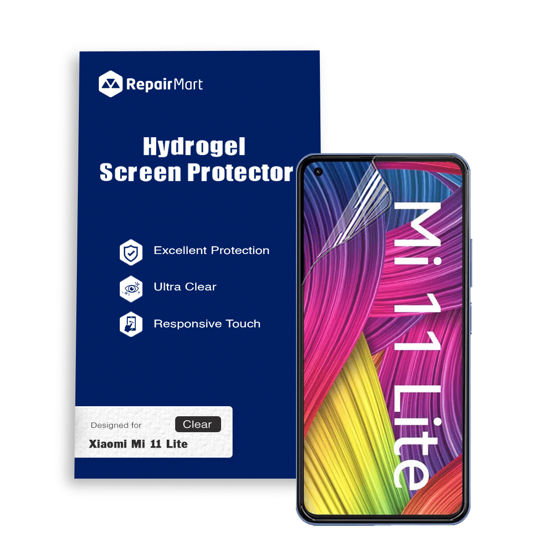 Xiaomi Mi 11 Lite Compatible Premium Hydrogel Screen Protector With Full Coverage Ultra HD